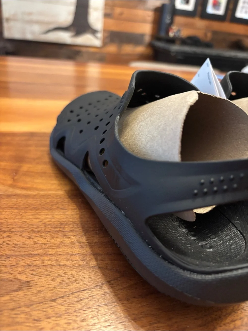 NWT New Crocs Black Swiftwater Wave Water Sandals Men Size 8